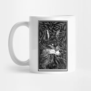 Waiting - Dark Fox Art Mug